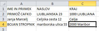 Excel_Urejanje_podatkov_v_tabeli_1