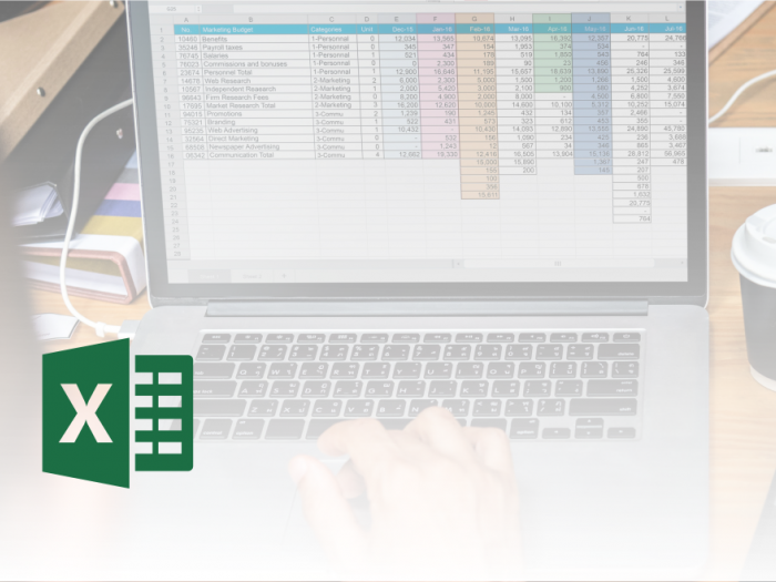 Microsoft Office Excel - Pretvorba v tabelo